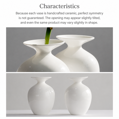 Brims Glossy Mini Ceramic Vase