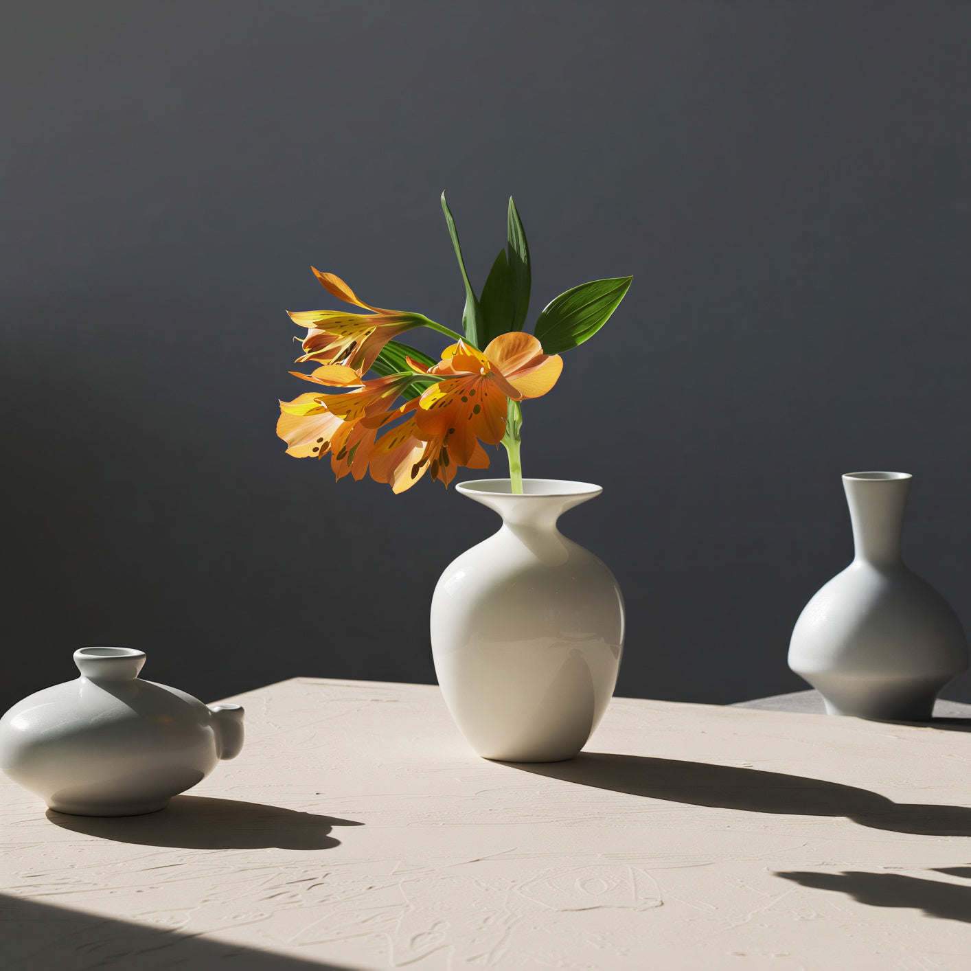 Brims Glossy Mini Ceramic Vase