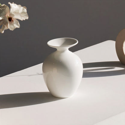 Brims Glossy Mini Ceramic Vase