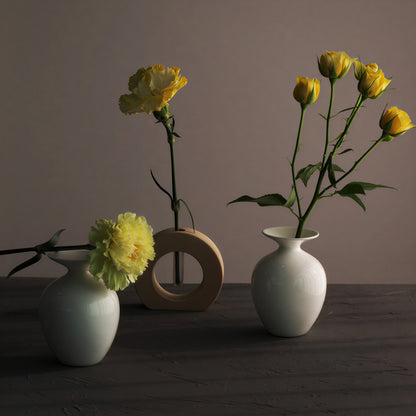 Brims Glossy Mini Ceramic Vase