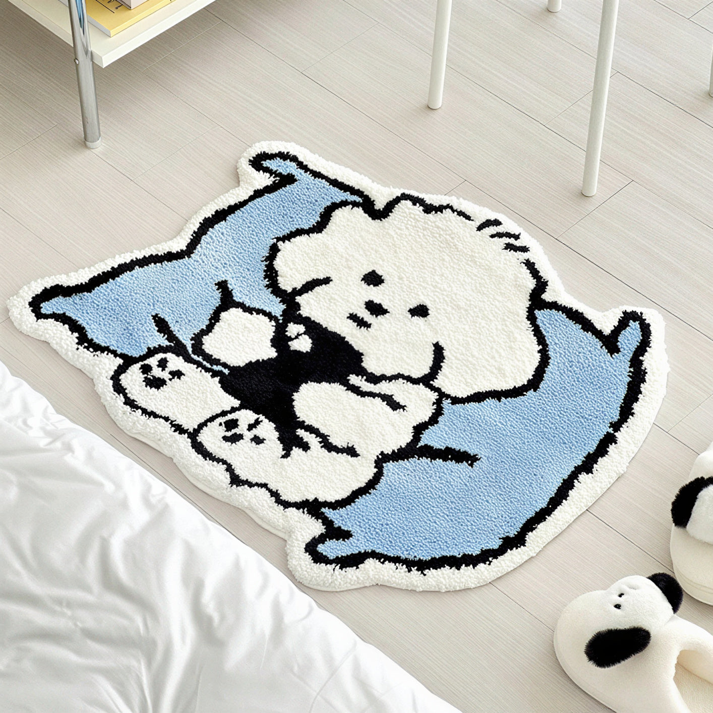 Bichon Pillow Tufted Accent Rug