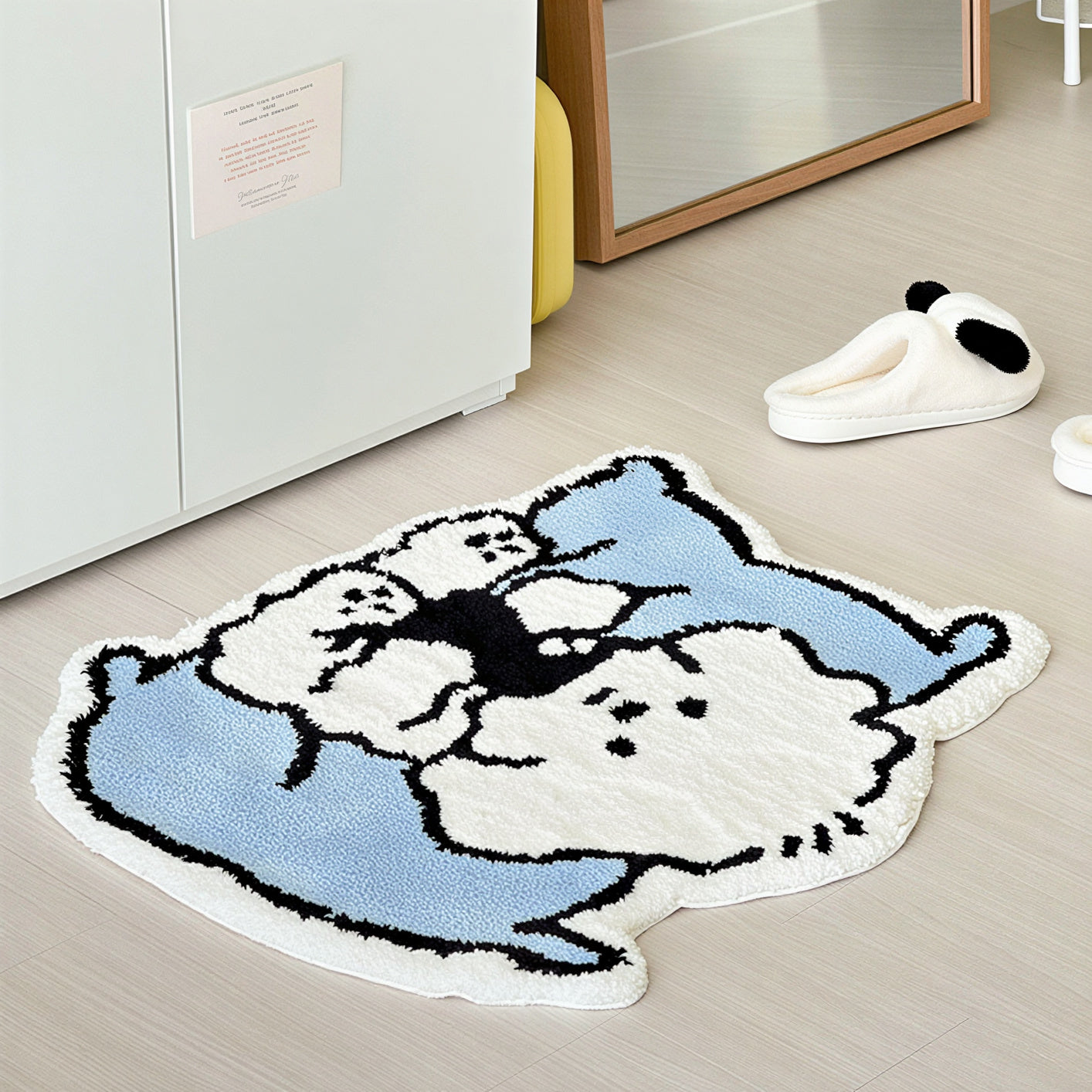 Bichon Pillow Tufted Accent Rug