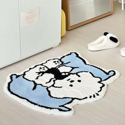 Bichon Pillow Tufted Accent Rug