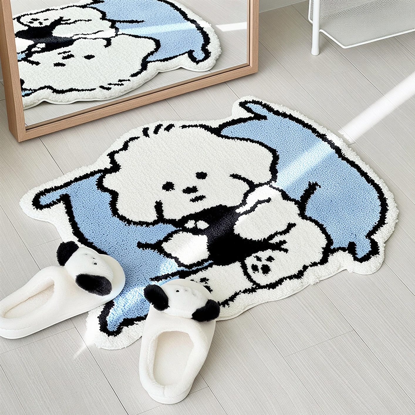 Bichon Pillow Tufted Accent Rug