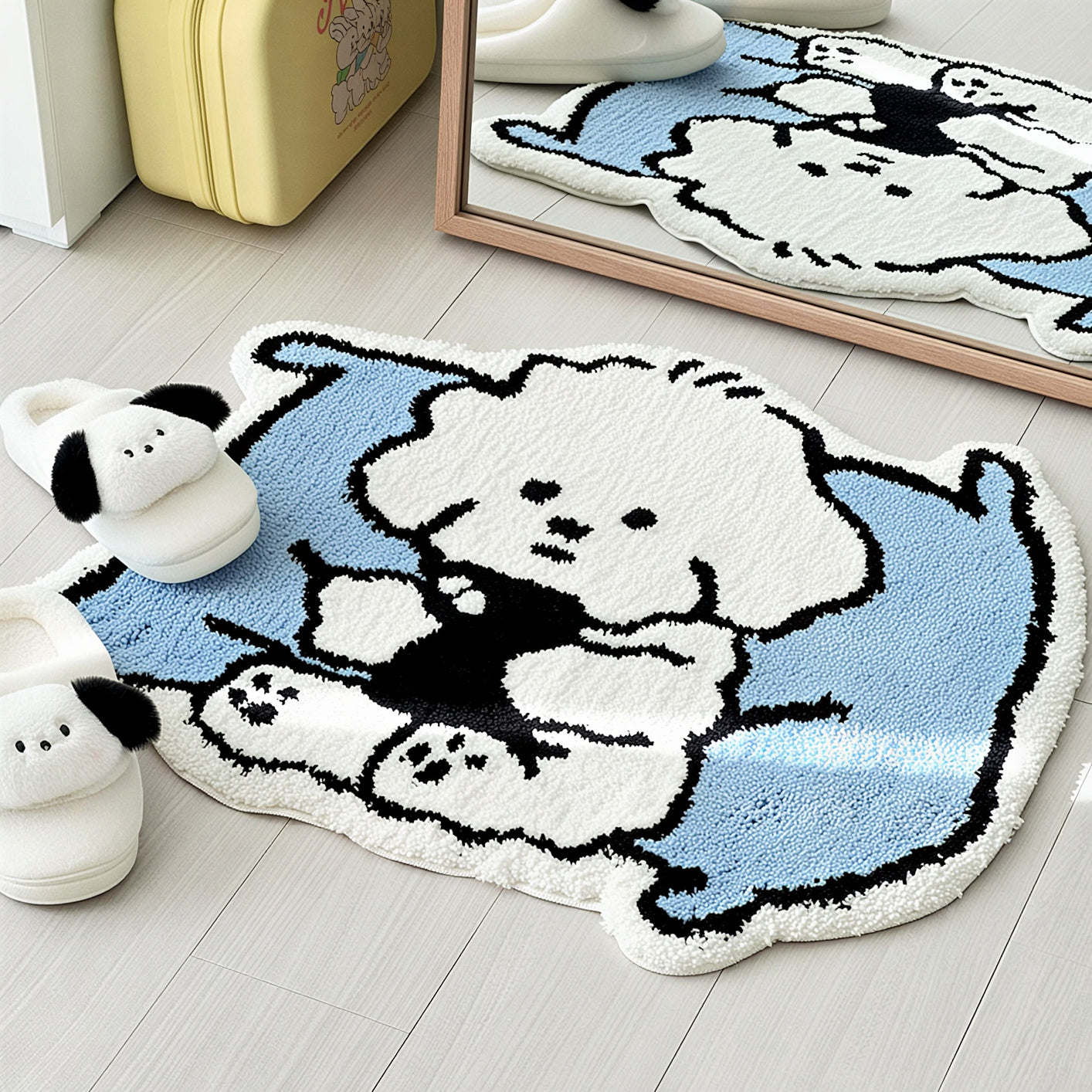 Bichon Pillow Tufted Accent Rug