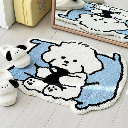 Bichon Pillow Tufted Accent Rug