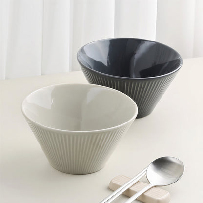 Lining Rice Bowl & Soup Bowl Set for 4 (8-Piece)