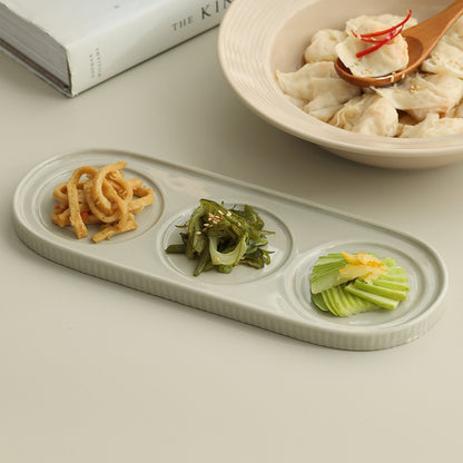 Lining 3-Section Divided Plate