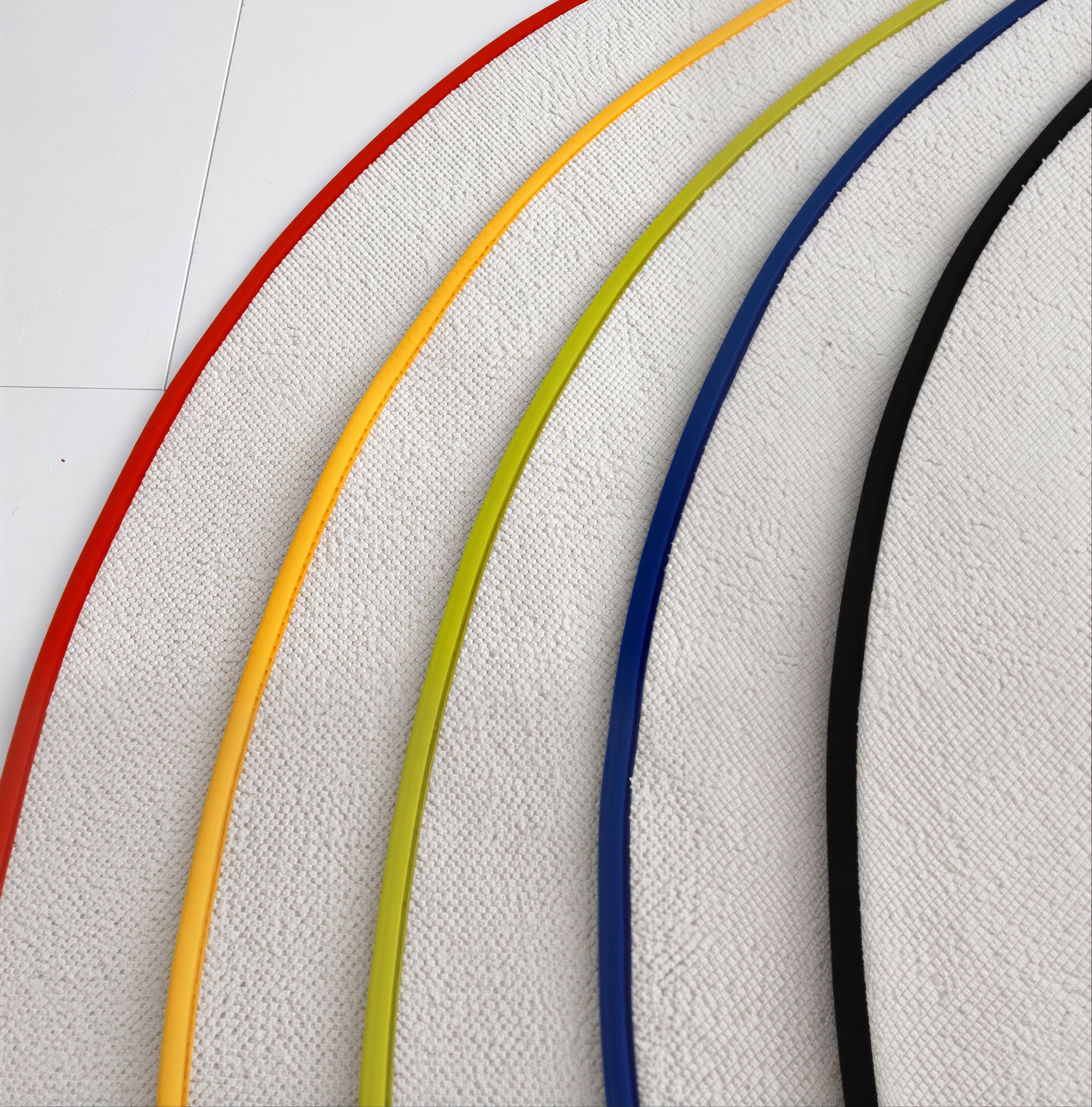 Studio Rim Oval Rug - detail view