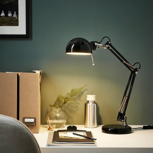 Adjustable Chrome Task Lamp