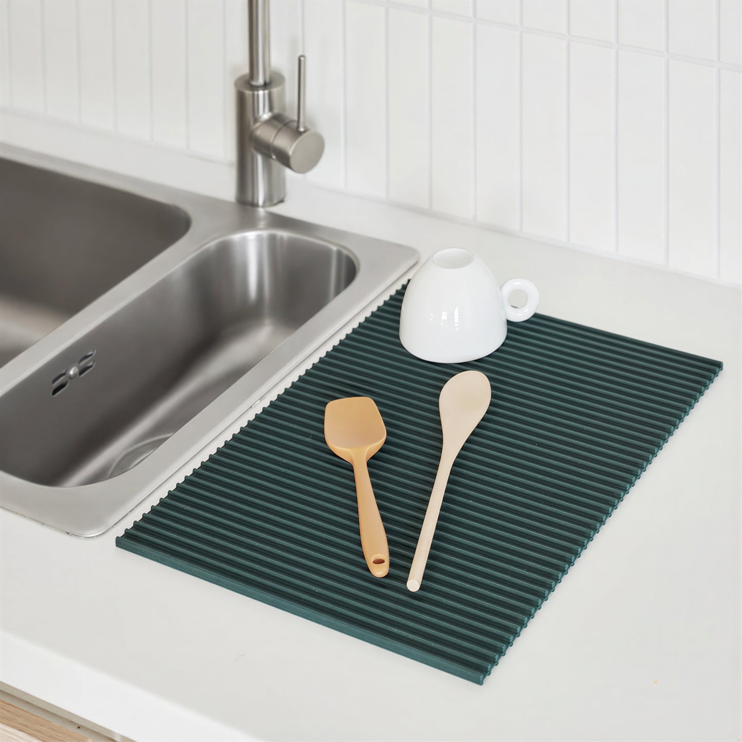 Silicone Drying Mat Dish Rack