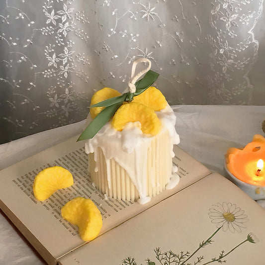 Orange Object Candle