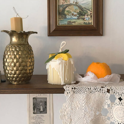 Orange Object Candle
