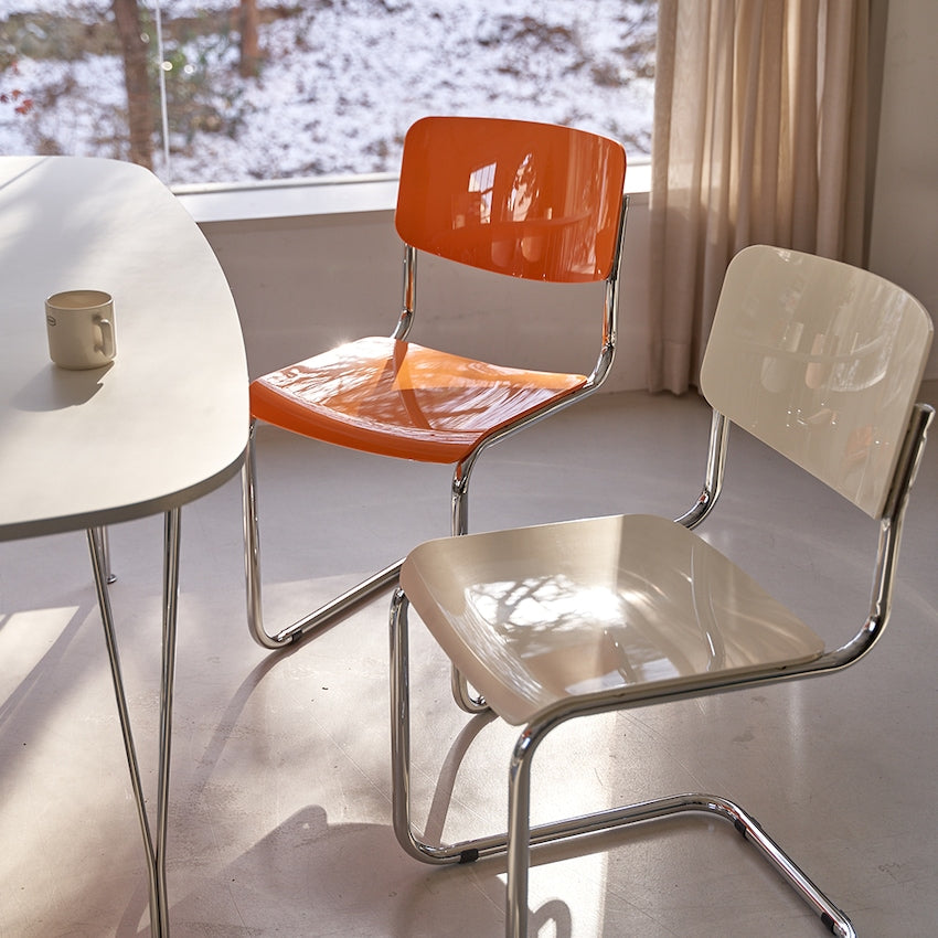 Glossy Cantilever Chair
