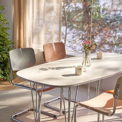 Glossy Cantilever Chair