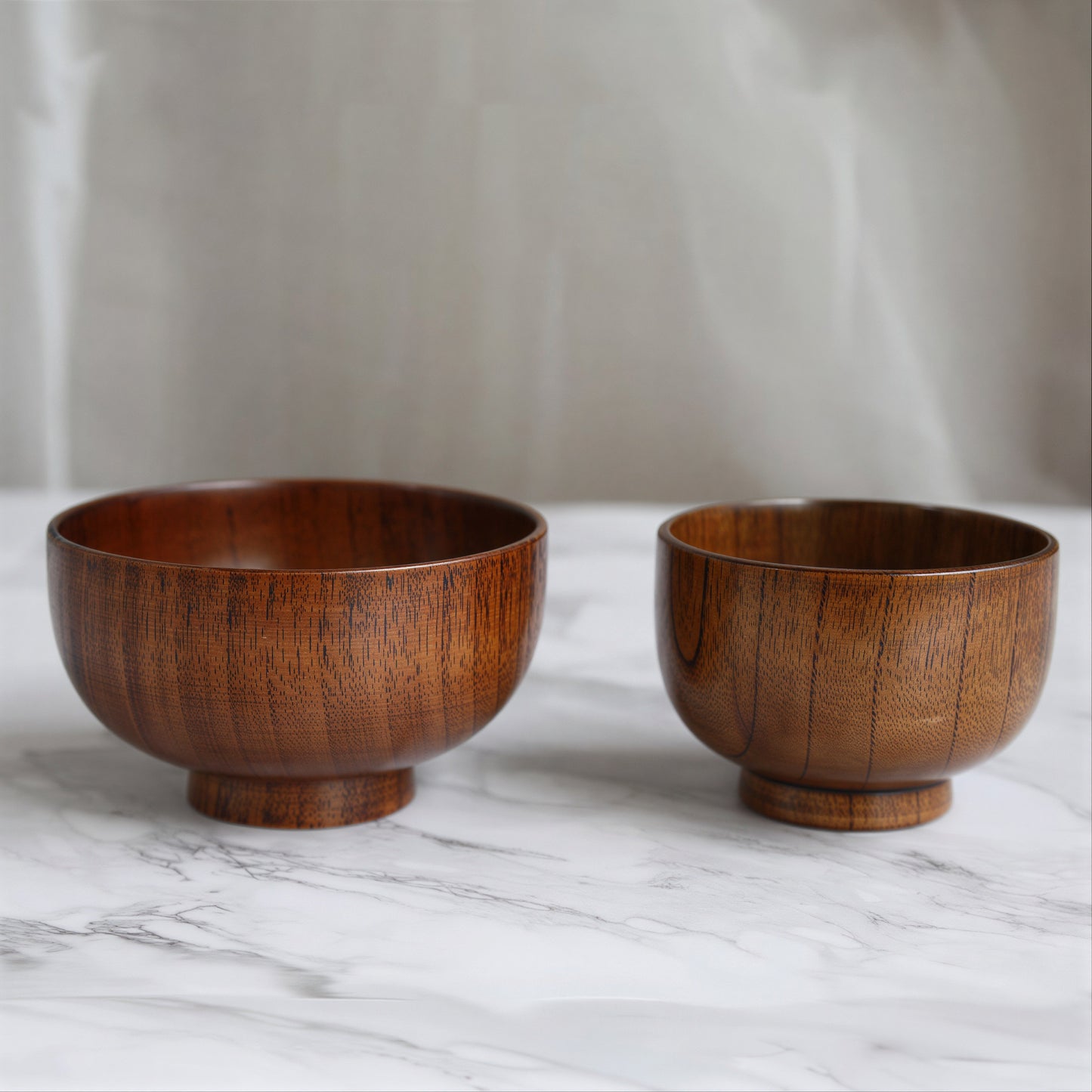 Heritage Lacquer Wood Bowl Set - lifestyle