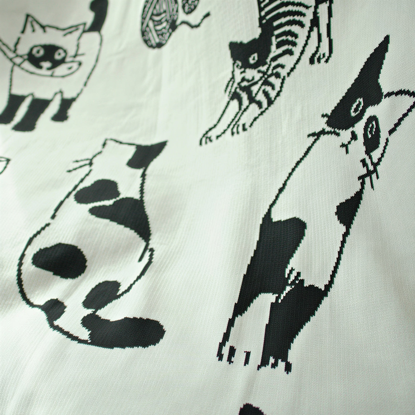 Reversible Cat Knit Blanket