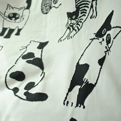 Reversible Cat Knit Blanket