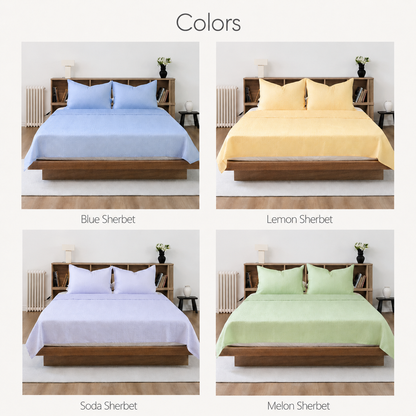 Sherbet Seersucker Light Blanket