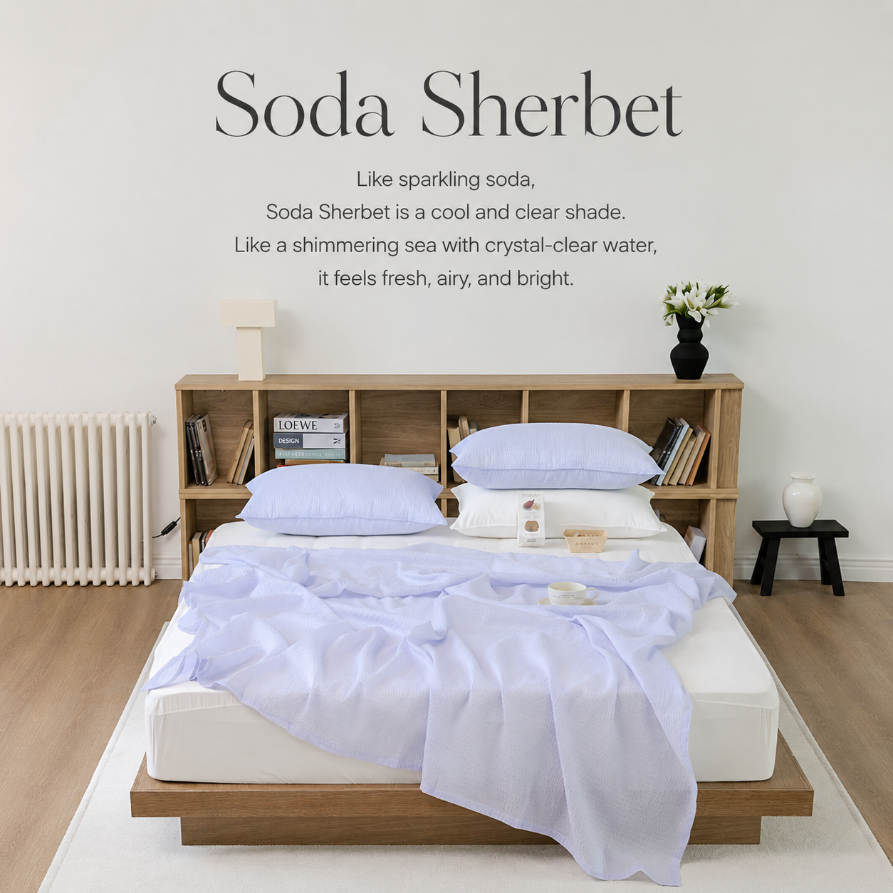 Sherbet Seersucker Light Blanket