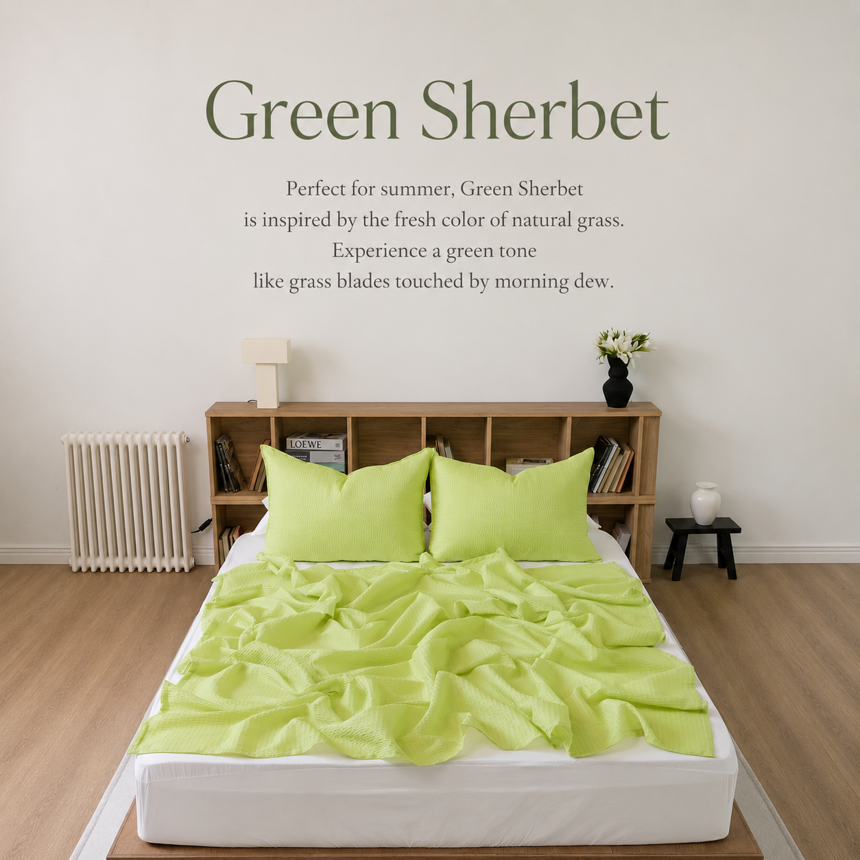 Sherbet Seersucker Light Blanket