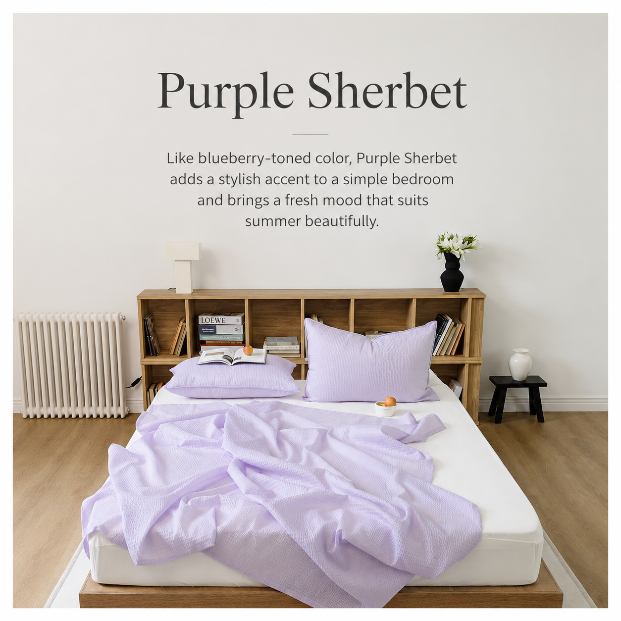 Sherbet Seersucker Light Blanket