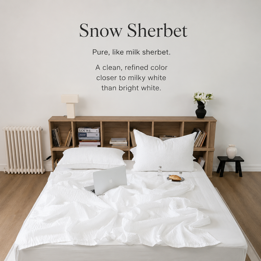 Sherbet Seersucker Light Blanket