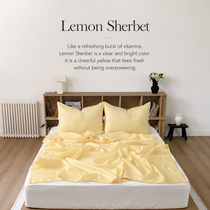 Sherbet Seersucker Light Blanket