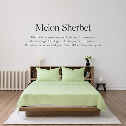 Sherbet Seersucker Light Blanket
