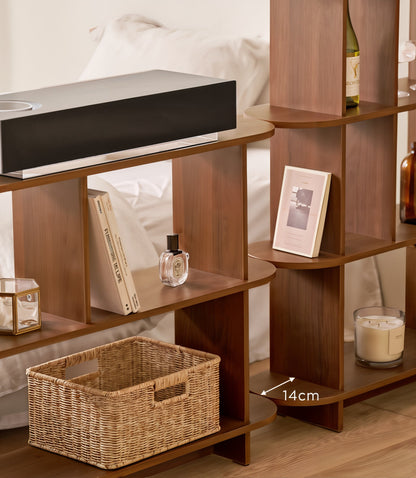 3-Tier Round Edge Open Shelf