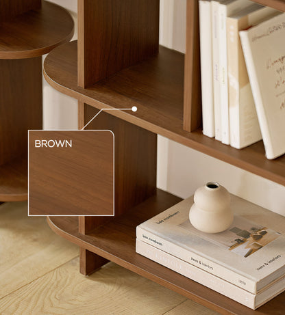 3-Tier Round Edge Open Shelf