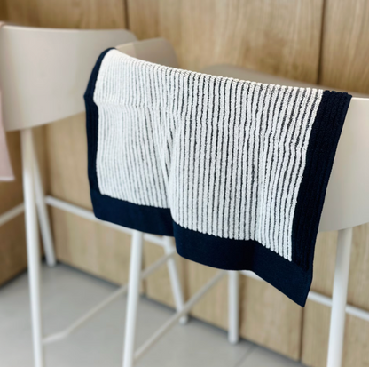 Argyle Pattern Kitchen Towel with Hanging Loop