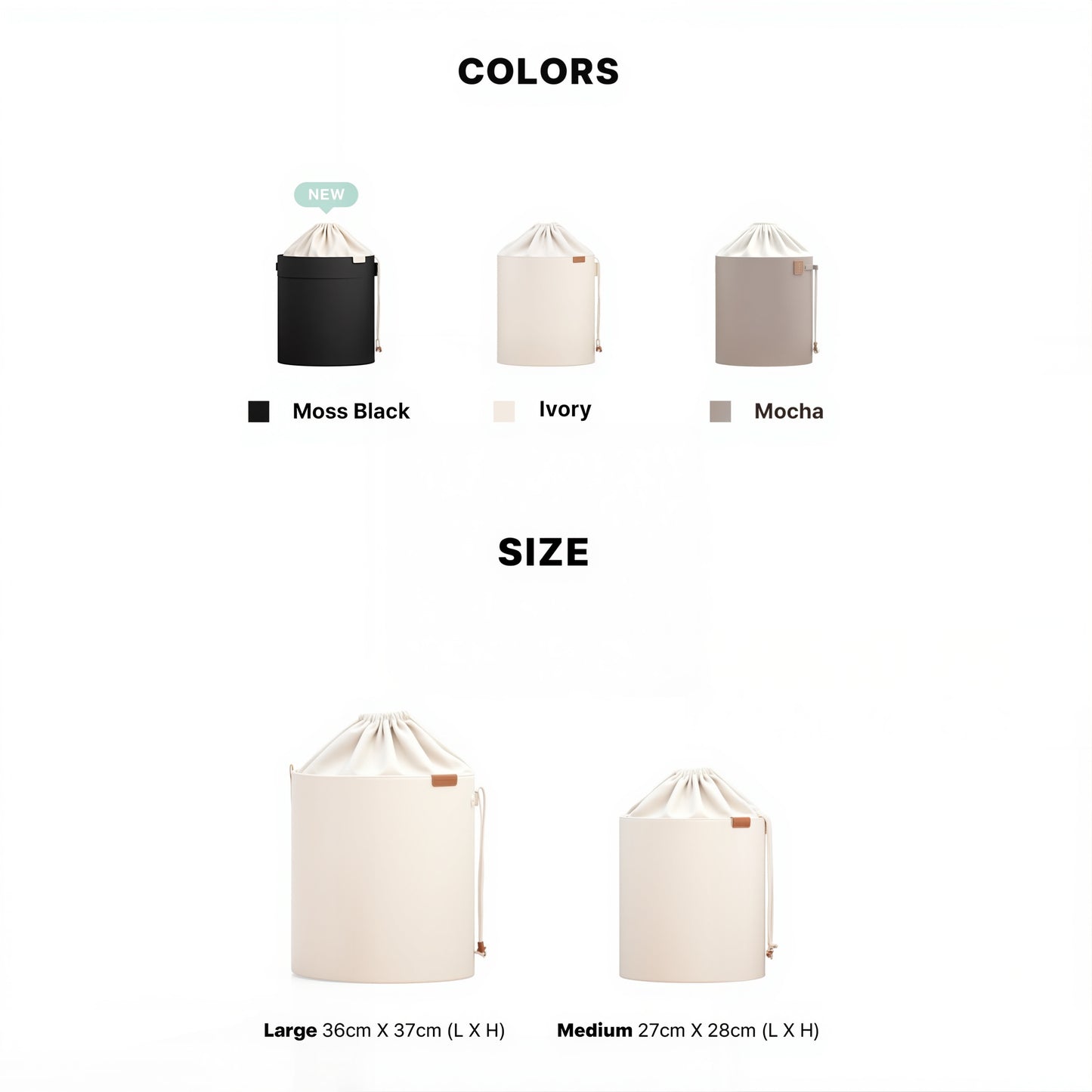 Premium Drawstring Storage Hamper