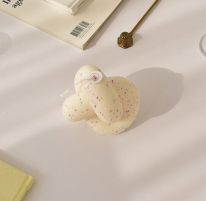 Tube Knot Dot Candle