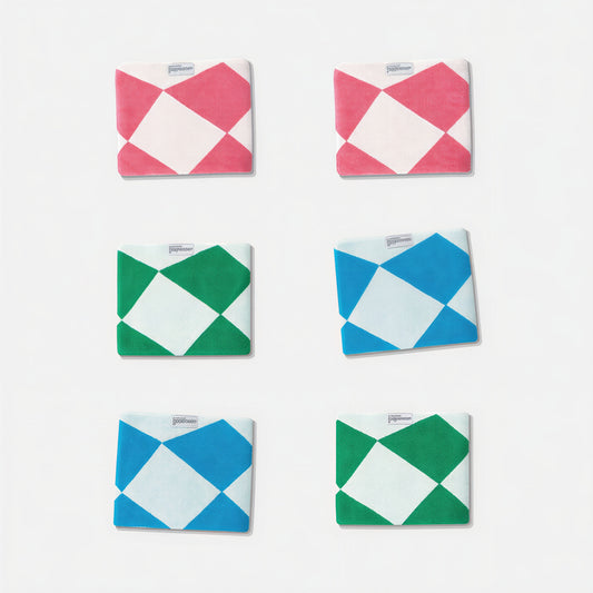 ODNR Sorbet Argyle Premium Hotel Towel Set (6-Piece)