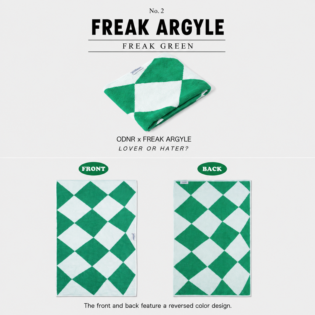 ODNR Sorbet Argyle Premium Hotel Towel Set (6-Piece)