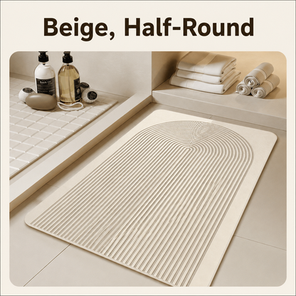 Quick Absorbing Earth Patterned Bath Mat