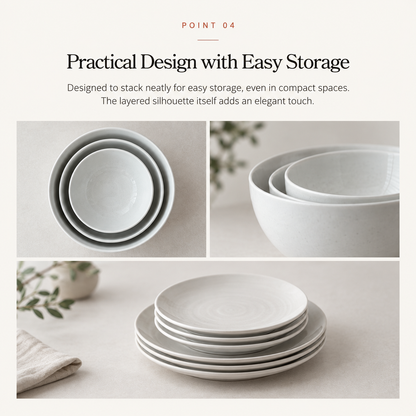 Le Blanc Pasta Bowl Set (2-Piece)