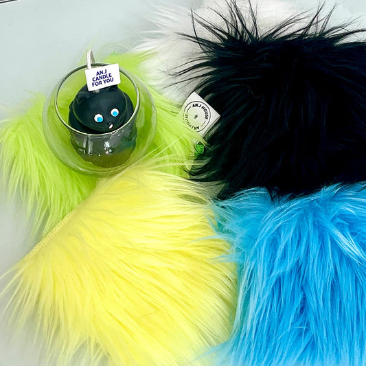 Fluffy Faux-Fur Coaster