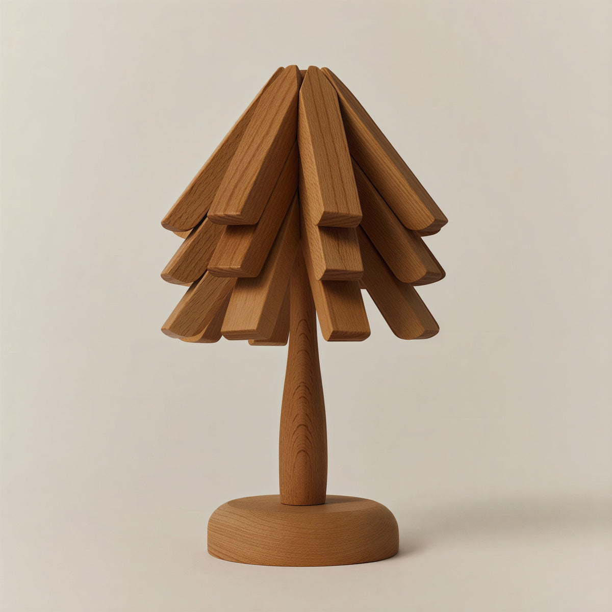 Wooden Tree-Shaped Trivet
