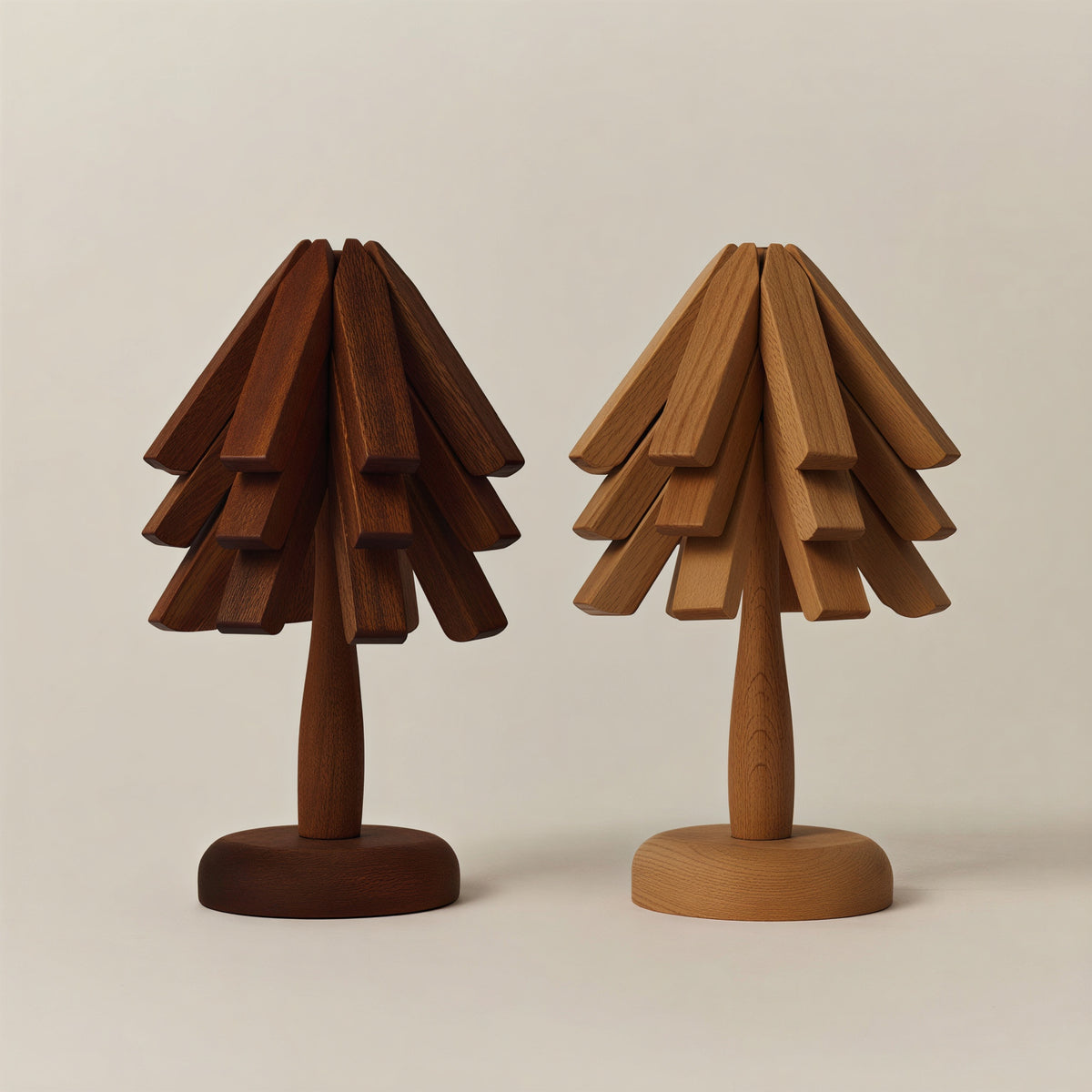 Wooden Tree-Shaped Trivet