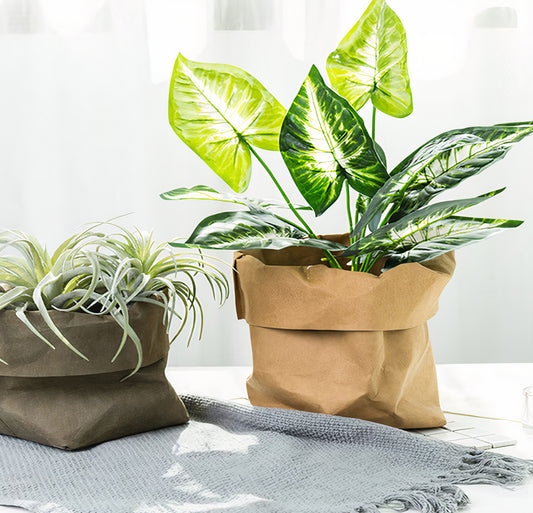 Washable Kraft Paper Planter Cover