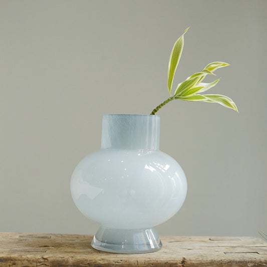 Milky Blue Aura Vase