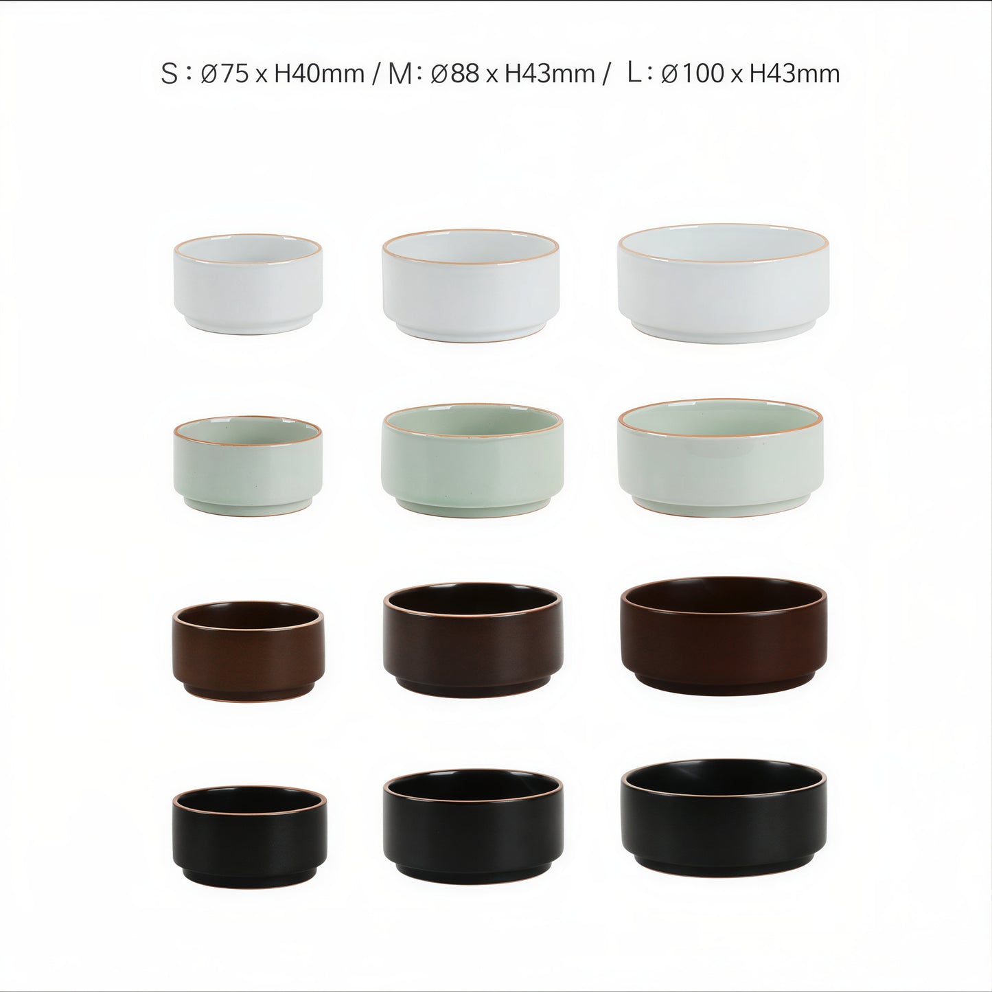 Olheum Stoneware Side Bowl (S/M/L) - lifestyle