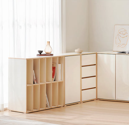 Modern Tall Storage Cabinet with Dividers
