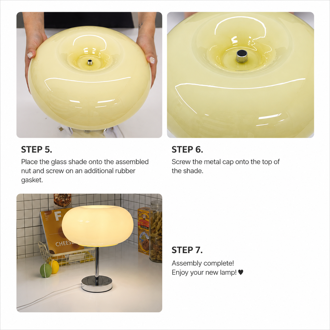 Glazed Donut LED Table Lamp
