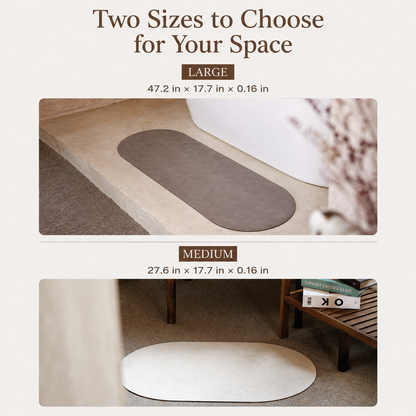 Washable 4th-Generation Diatomite Bath Mat