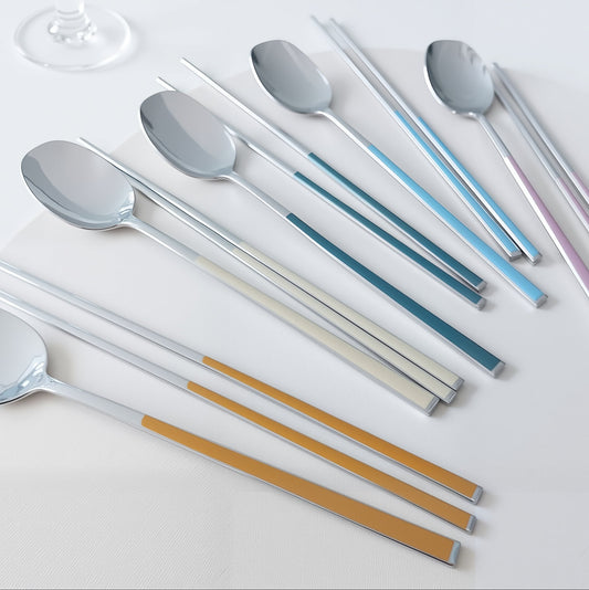 Hexagon Ceramic Tableware Gift Set (5-Person Cutlery Set)