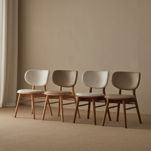 Solid Wood Cushioned Dining Chair