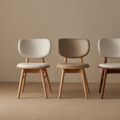 Solid Wood Cushioned Dining Chair